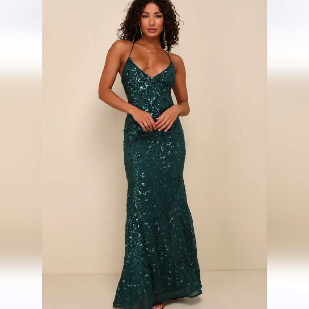 Forest green, lulus, size M